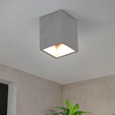 Aufbaustrahler Eckig Betonlampe GU10 Image