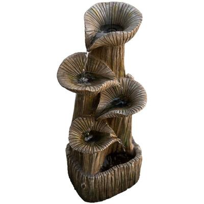 Köhko - Gartenbrunnen 13015 in Calla Blüten Form Wasserfall Image
