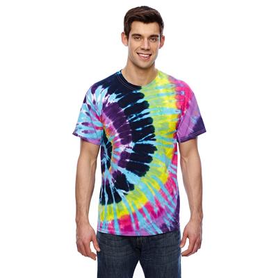 Tie-Dye CD100 Tie Dye Top in Flashback size Small | Cotton T1000, 1000