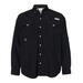 Columbia 7048 Men's Bahama II Long-Sleeve Shirt in Black size 3X | Cotton/Nylon Blend 101162