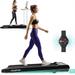 PAOLFOX Treadmill with Incline Under Desk Treadmill with 4% Incline Walking Pad Treadmill Incline Treadmill with 12 Preset Programs Treadmills for Home and Office
