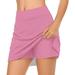 Womens Skirts Casual Solid Tennis Skirt Yoga Sport Active Skirt Shorts Skirt Sexy Stylish Party Dresses