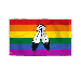 AGAS Two-Spirit Rainbow Pride Flag 3x5 Ft - Double Sided Printed 200D Nylon - Brass Grommets Stitched Edges Fade Proof Sharp Colors - Twospirits Lgbtq Flag 3x5 Fts