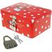 Storage Box with Lock Decorative Gift Boxes Tinplate Case Multi-functional Rings Organizer Rectangular Metal Tins