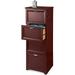 LLBIULife Magellan Collection 4-Drawer Vertical File Cabinet 54 H x 18 3/4 W x 19 D Classic Cherry