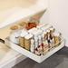 Seetaras Pull Out Cabinet Organizer Fixed With Damping Guide Smooth Sliding Noiseless Sliding Drawer Pantry Shelf for Home Kitchen