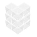9 Pcs Small Transparent Box Chocolate Candy Organizer Clear Gift Boxes Plastic Containers Case Wrapping
