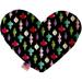 Mirage Pet Product Classic Christmas Ornaments 6 Inch Canvas Heart Dog Toy