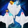 Happy date Halloween Hanging Ghosts for Halloween Party Decoration Cute Flying Ghost for Front Yard Patio Lawn Garden Party Decor and Holiday Outdoor Halloween Decorations