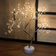 20 Tabletop Bonsai Tree Light with 108 LED Copper Wire String Lights Touch Switch DIY Artificial Tree Lamp USB or Battery Powered for Bedroom Desktop Christmas Party Indoor Decoration Lights