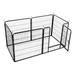 Heavy Duty Metal Dog Pen - Foldable Portable 18 Panel 32-inch Dog Fencing Exercise Pen Barrier with Door Outdoor & Indoor Black