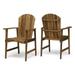 Christopher Knight Home Malibu Acacia-wood Adirondack Outdoor Dining Chairs (Set of 2)