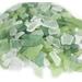 Sea Glass 24 Ounces Green & Light Green & Clear Mix | Multiple Color Choices Crushed Glass Vase Filler | Aquarium Nautical DâˆšÂ©cor for Art Crafts Flat Frosted Dyed Color Stone