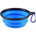 Travel Bowls for Dogs and Cats Foldable Silicone A Set of 1 Pieces.