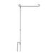 Autmor Garden Flag Pole Stand Durable Flag Pole 18 35.5 Yard Banner Pole Stand for Outdoor Hold Decorative Flags 12 Ã— 18 Holder