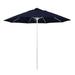 California Umbrella Venture 9 White Market Umbrella in Navy Blue