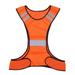 Eease High Visibility Reflective Safety Vest for Men Women Outdoor Running Riding Jogging Use (Fluorescent Orange)