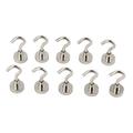 12lbs Magnetic Hooks Set Strong Suction Hangers for Home Kitchen Office - No-Drill Rust-Resistant Steel Multipurpose & Heavy-Duty for Organizing Space Saving & Decorating Pack of Strong Hold