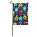 KDAGR Pattern Monsters Cute Little Boy Fun Toy Garden Flag Decorative Flag House Banner 28x40 inch