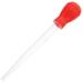 1pc 30ml Kitchen Oil Dropper Baking Milk Cream Seasoning Pump Kitchen Gadget for Home Restaurant (Red)