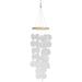 Shell Wind Chimes Handmade Seashell Wind Chimes Hanging for Outside Colorful/White Shell Wind Chimes Outdoor Delicate Waterproof Lightweight Decoration Memorial Windchimes for Yard Porch Outdoor