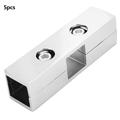 5pcs Aluminum Alloy 25*25mm Square Cross Pipe Fitting Connector for Furniture Rack Binzhouyucong
