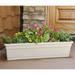 Southern Patio WB3012TA 30 x 8 Taupe Poly Resin Window Box Planter