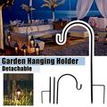 Outdoor Hook Station Heavy Duty Garden Hanging Stakes Powerful Metal Bird Feeder Pole Stand Planters Lanterns Garden Plants for Wedding Decorations