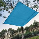 PFFRIZ 1PC 2Ã—2.1M Outdoor Shade Cover Outdoor Four Corner Sunshade Net Multi-purpose Camping Canopy Sunscreen Sunshade Square Canopy Fabric for Outdoor Patio Pergola Cover Sunshade Sails(B)