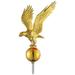 Vintage Eagle Flagpole Topper - 1.11 - Patriotic Charm