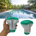 Outdoor Jioakfa 2 In 1 Floating Chloring Dispenser And Pool Chloring Floater Chemicalfloater For Chloring Tablets For Indoor Outdoor Swimming Pools Spa Water 10Ml A546 Green One Size