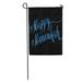 LADDKE Birthday Happy Hannukah Chanukah Hanukkah Blue Faux Garden Flag Decorative Flag House Banner 12x18 inch