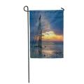 LADDKE Blue Beautiful Sunset at The Beach on Heron Island Queensland Australia Colorful Garden Flag Decorative Flag House Banner 28x40 inch