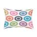 Simply Daisy 14 x 20 Groovy Navy Blue Decorative Abstract Outdoor Throw Pillow