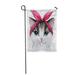 KDAGR Pink Cute Cat Watercolor Eyes Fun Hand Pretty Adorable Garden Flag Decorative Flag House Banner 28x40 inch