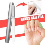 LIANGP Beauty Products Nail File Glass Nail File Advanced Glass Nail File With Case Nail Beauty Tools
