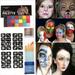 Biweutydys Face Body Paint Color Water Based Face Painting Crayon Set For Art Festives Party Cosplay Clown Makeup For Children Adultsï¼Œ body paintï¼Œ music festival essentials makeup paint