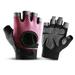 Workout Gloves Men Women Weight Lifting Gym Exercise Cycling Full Palm Protection Breathable Gloves(pink-black) S