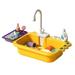 Gieriduc Education Kitchen Sink Play Set with Running Water â€“ Piece Pretend Play Toy for Boys And Girls | Kids Kitchen Role Play Dishwasher Toys Multi (F)