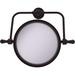 RDM-4/2X Dot Collection Wall Mounted Swivel 8 Inch Diameter with 2X Magnification Make-Up Mirror Antique Bronze