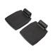 2pcs Wheelchair Footplate Plastic Ergonomic Wheelchair Footrest Pedal Replacement Accessory 7 Inch