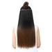 Soug Beautiful Gradient Hair Extensions Wig Clip Big Layer Wavy Long Curly Wigs^ New