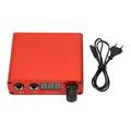 Digital Tattoo Power Supply Anti Fatigue Mode Function Red Small USB Tattoo Machine Power Supply 100?230VEU Plug