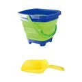 Clearance! TOFOTL 1 PC Foldable Buckets with 1 Shovels Sand Bucket Water Bucket Square Sandbox Summer Party Foldable Pail Bucket Silicone Bucket Kids Beach Toys