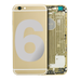 Replacement Back Housing Compatible For iPhone 6 (GENERIC) (Gold)