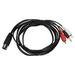 DIN 5 Pin to DC 3.5mm and 2 RCA Cable Universal DIN 5 Pin Male to DC 3.5mm and 2 RCA Male Sound Adapter Cable