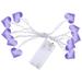 Pedty String Lights Indoor Bedroom String Lights for Outside 1.5M 10 Lights Led Light String Led Fabric Love Heart Light String Room Decoration Light Romantic Heart Romantic Confession String Light