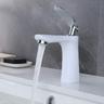 Robinet de salle de bain blanc Mitigeur de lavabo Robinet de lavabo Mitigeur de lavabo Mitigeur