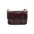 Kenneth Cole New York Leather Messenger: Brown Bags