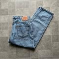 Levi's Jeans | #115. Levi’s 550 Relaxed Fit 38 By 30 Light Wash Denim Jeans | Color: Blue | Size: 38